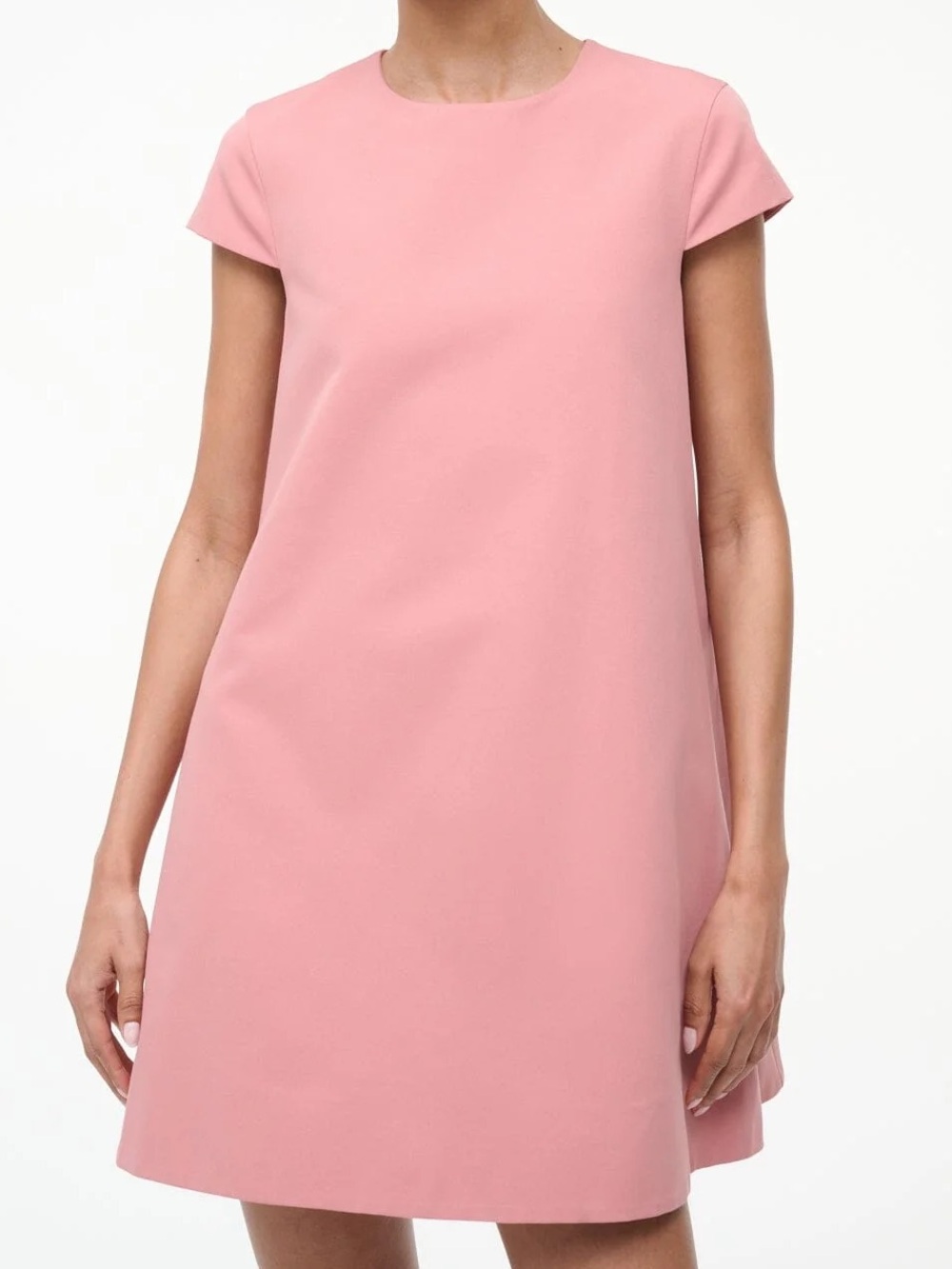 NWT Staud Mia Babydoll Dress Rosewater Pink